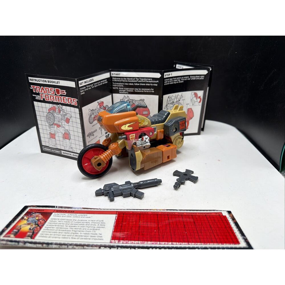 Transformers Original G1 1986 Wreck-Gar Complete